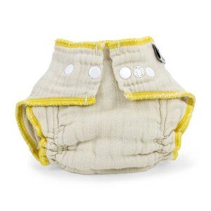 Fitted Diapers Unbleached Organic Cotton w Snaps